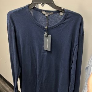 Slate & Stone Long Sleeve T-Shirt, Navy, Large